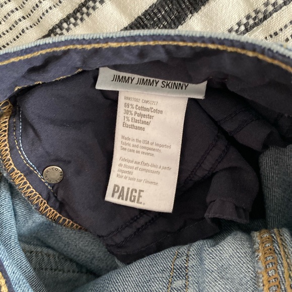 Paige Jimmy Jimmy Skinny Jean - Picture 7 of 7